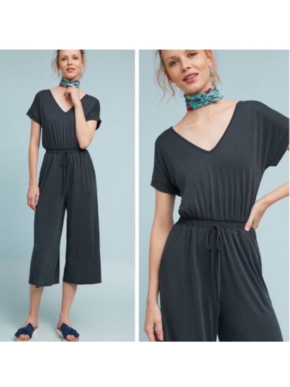 Anthropologie Saturday Sunday
Gray Eden Jumpsuit Modal Soft size Medium